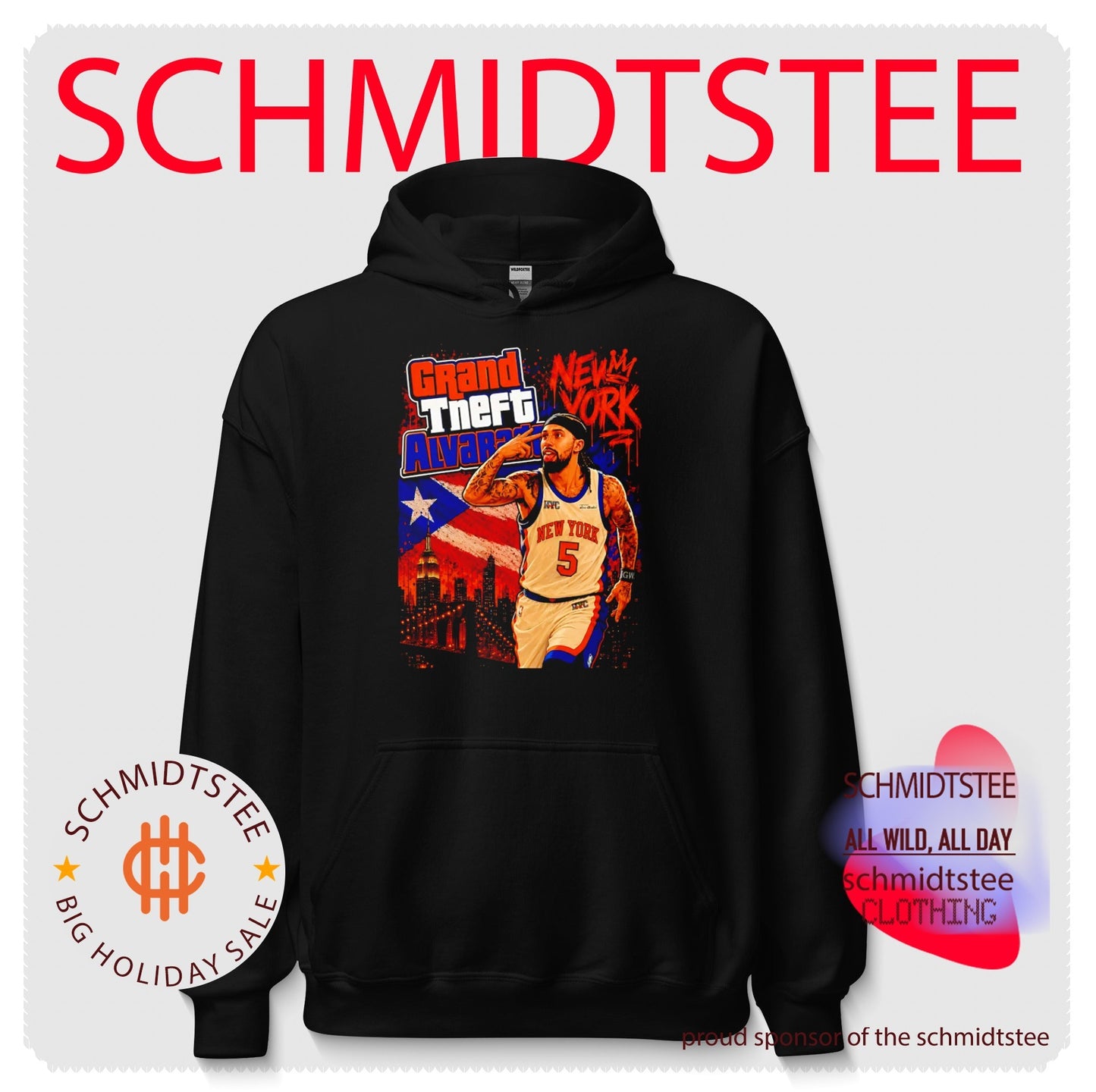 Grand Theft Alvarado New York Knicks Jose Alvarado shirt