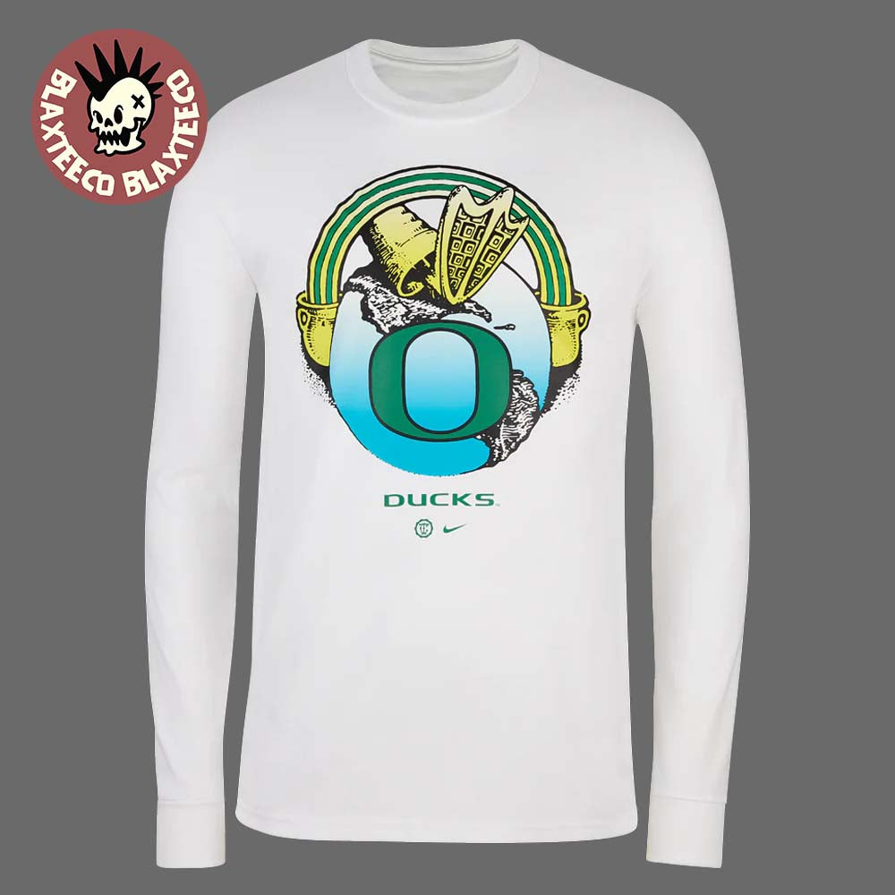 Grateful Dead X Oregon Ducks X Nike Duckin To Eugene Long Sleeve T-shirt