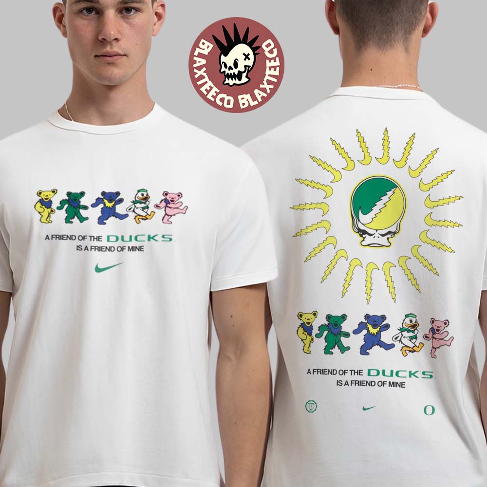 Grateful Dead X Oregon Ducks X Nike Friend Of The Ducks Two Sided T-Shirt