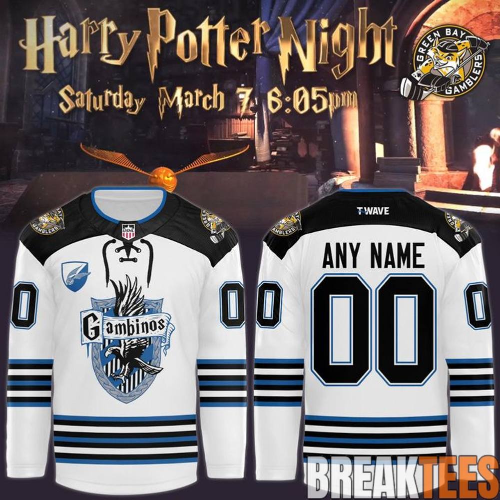 Green Bay Gamblers 2026 Harry Potter Night Hockey Jersey