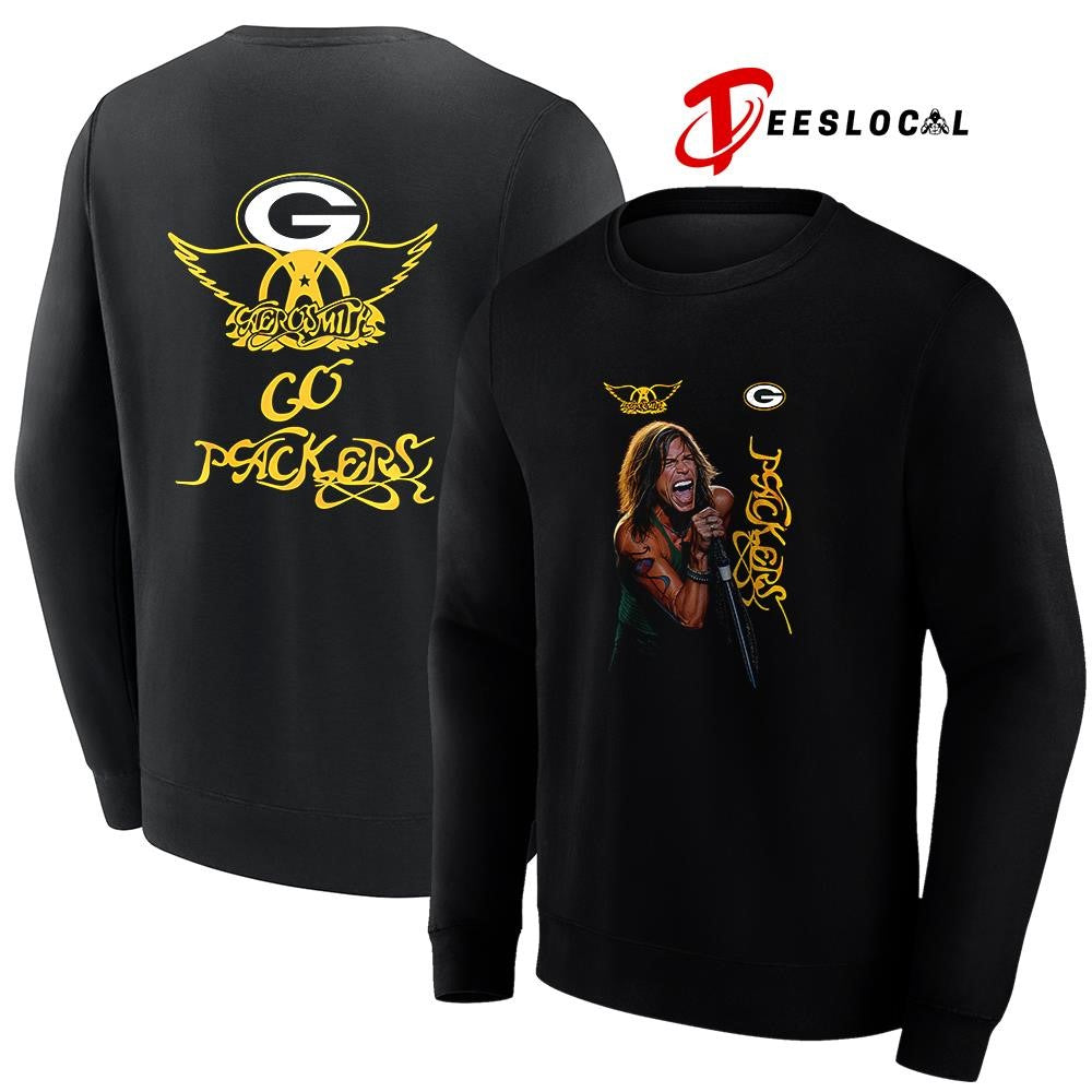 Green Bay Packers x Aerosmith graphic shirt