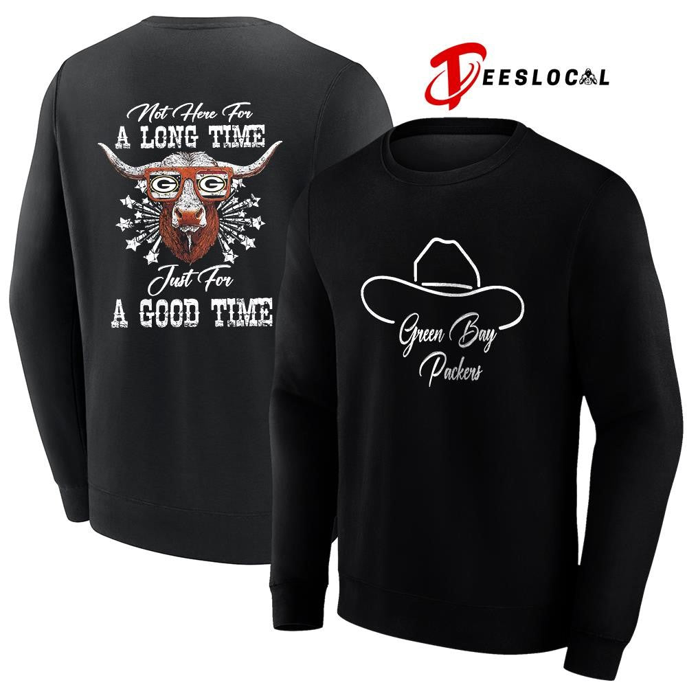 Green Bay Packers x George Strait not here for a long time just for a good time shirt