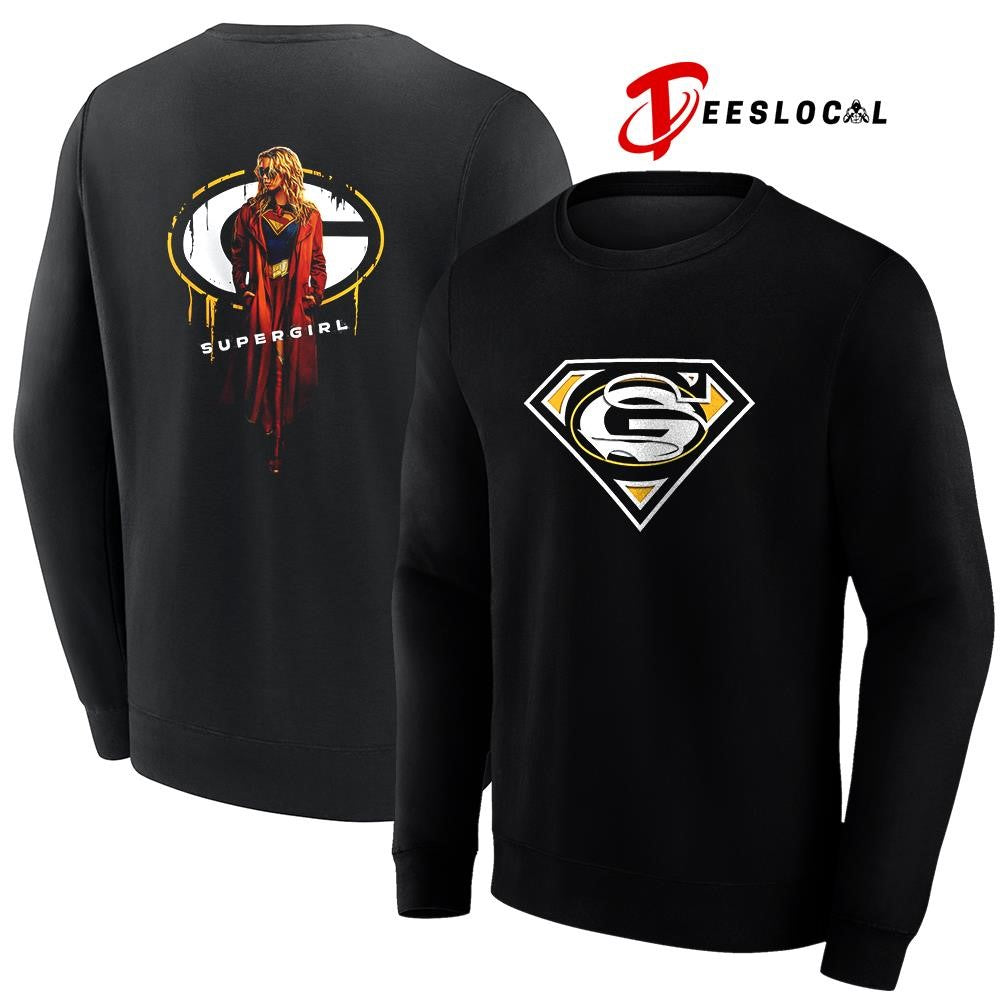 Green Bay Packers x Supergirl graphic shirt