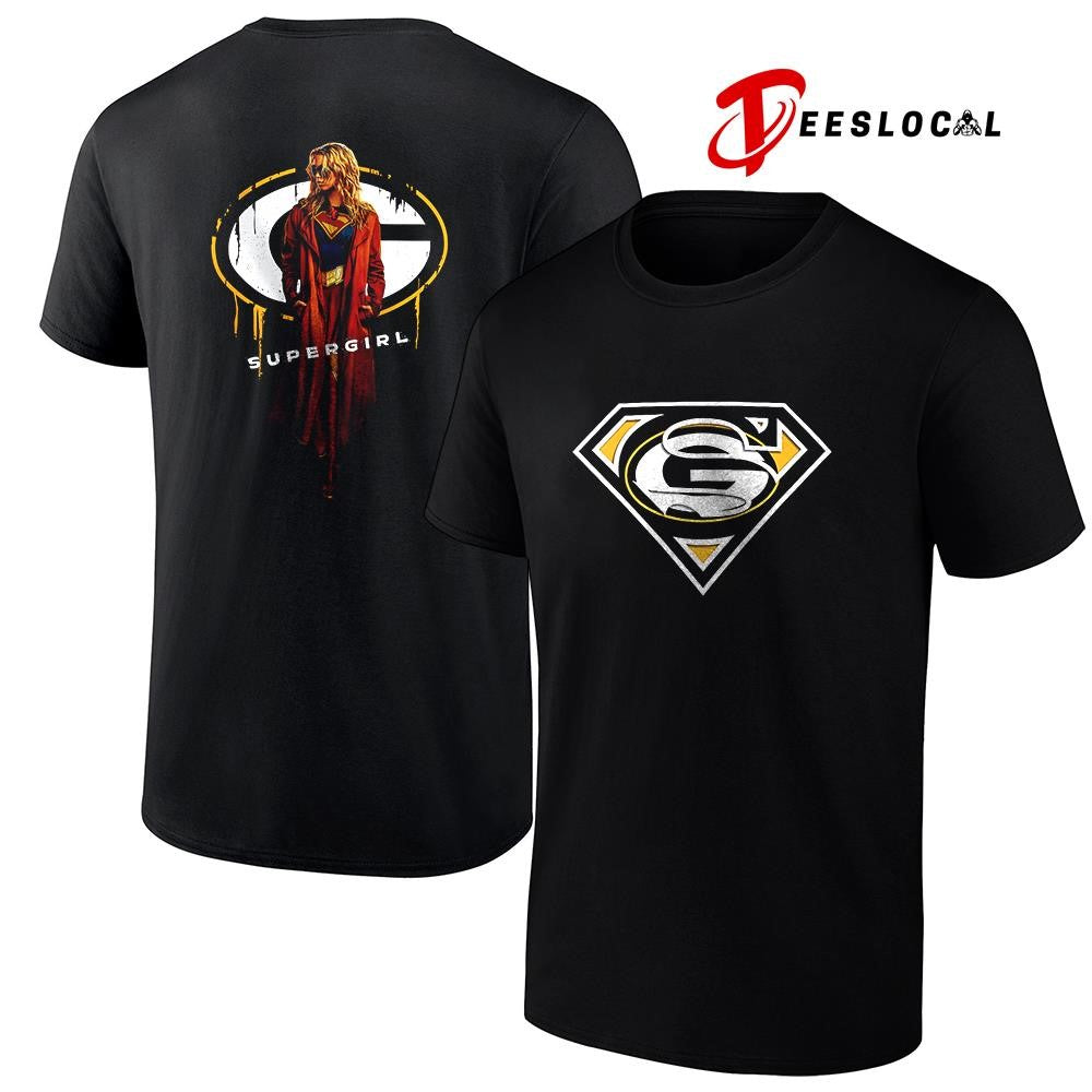 Green Bay Packers x Supergirl graphic shirt