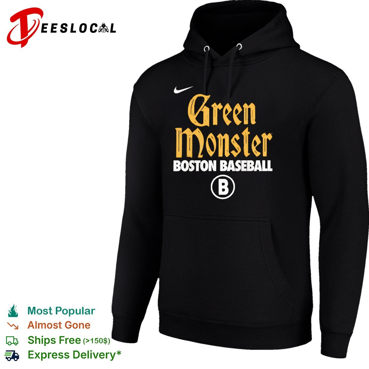 Green Monster Boston Baseball MLB Shirt