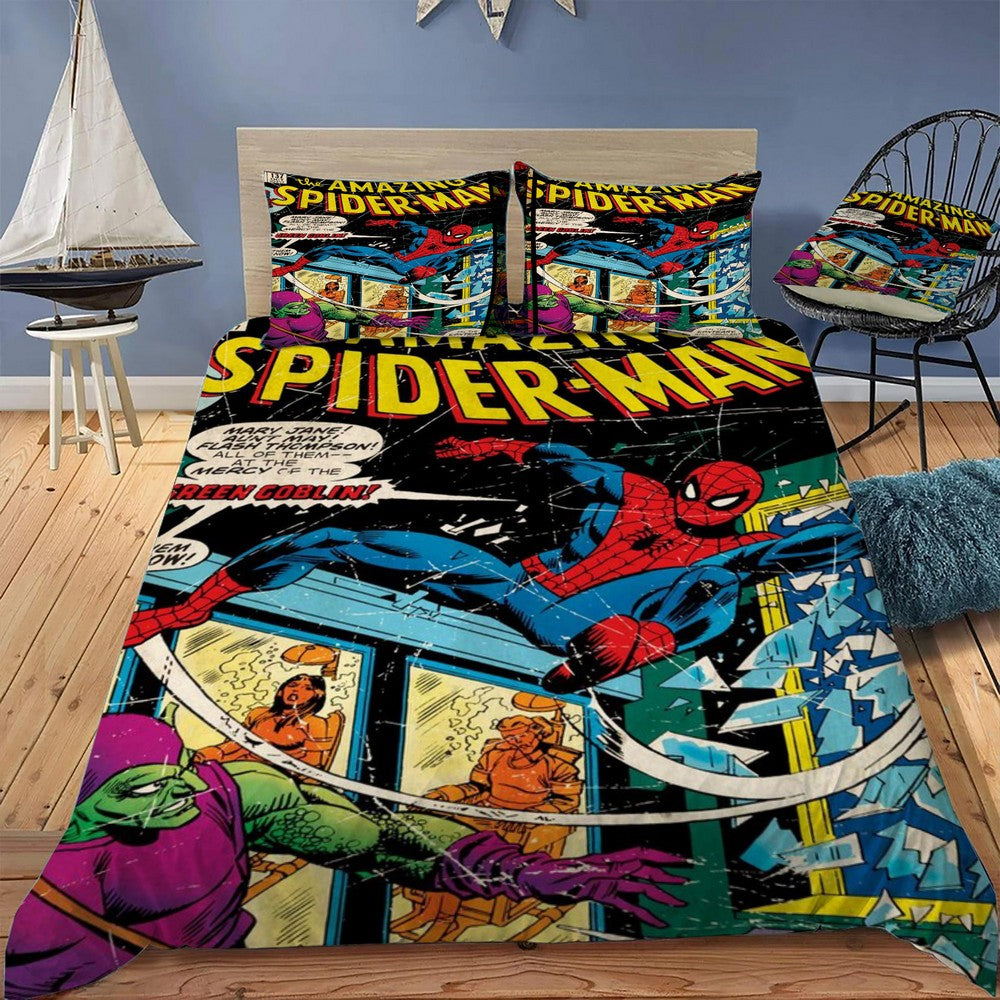 Green Goblin Bedding Set (Duvet Cover & Pillow Shams)