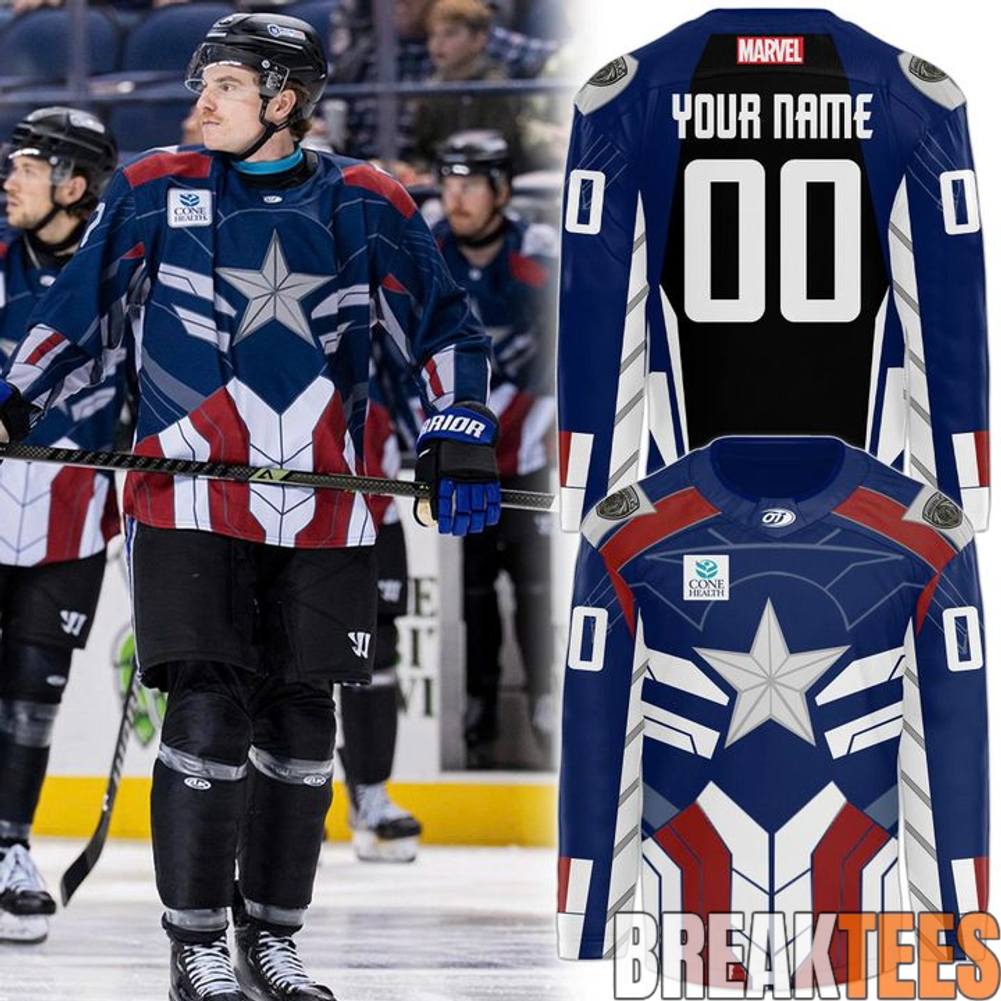 Greensboro Gargoyles Marvel Night Hockey Jersey