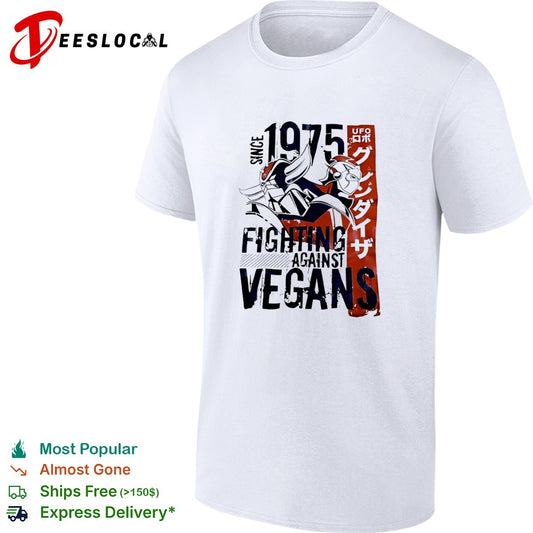 Grendizer UFO Robo Since 1975 Fighting Against Vegans Anime Action Sci Fi shirt