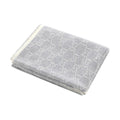 G knit grey throw blankets 437-grey
