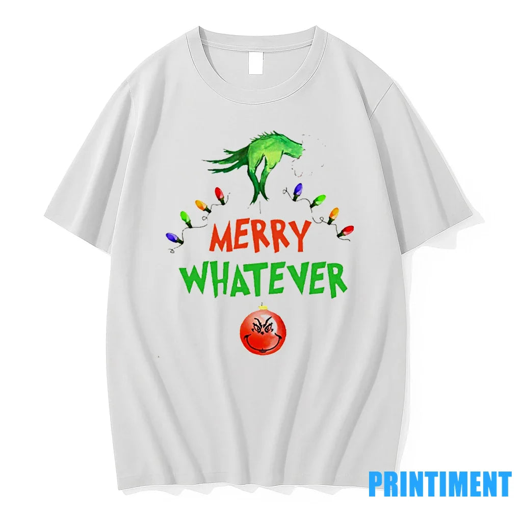 Grinch Green Monster Merry What Christmas Tshirts Sweater
