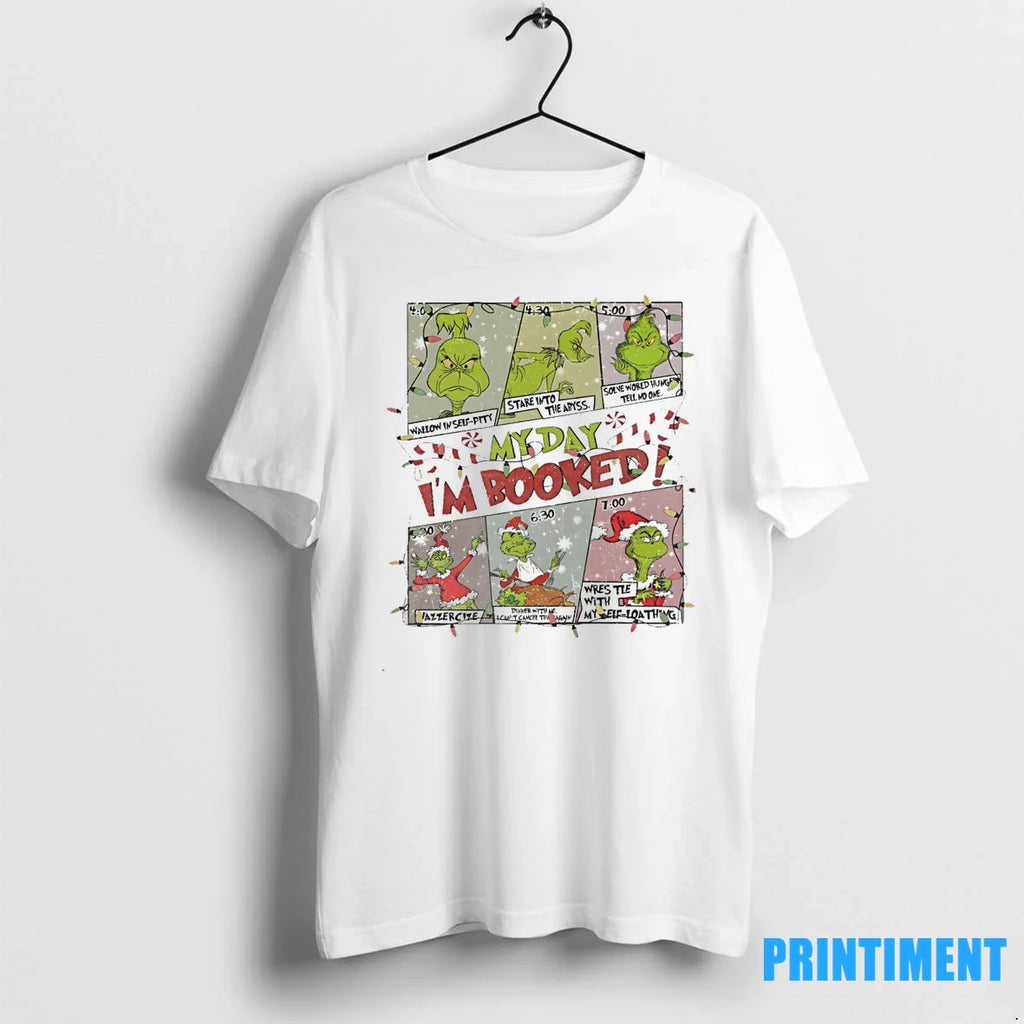 Grinch My Day Im Booked Christmas Tshirts Sweater