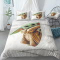 Grogu Peeking In Bedding Set (Duvet Cover & Pillow Shams)