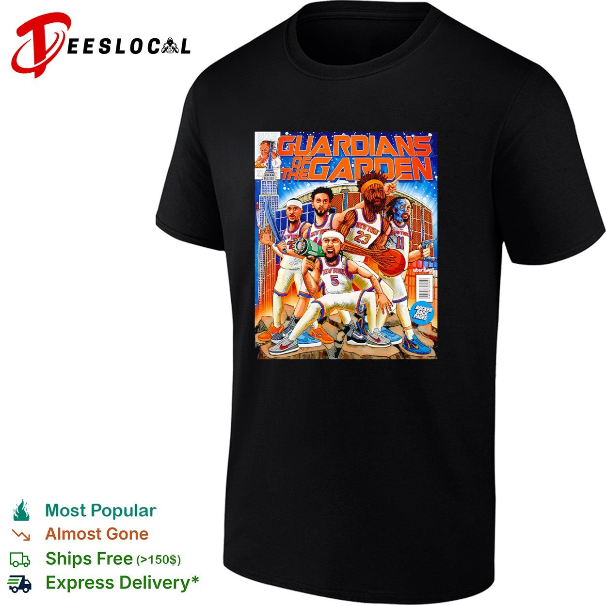 Guardians of the garden Jalen Brunson Karl Anthony Towns Mikal Bridges Josh Hart New York Knicks team shirt
