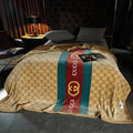 yellow bed blanket