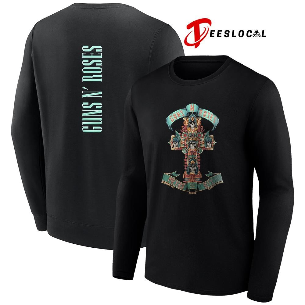 Guns N’ Roses Mexico city Estadio GNP seguros shirt