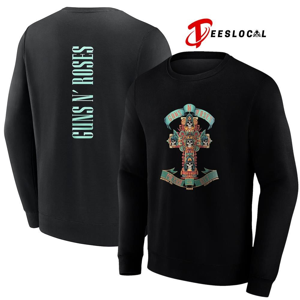 Guns N’ Roses Mexico city Estadio GNP seguros shirt