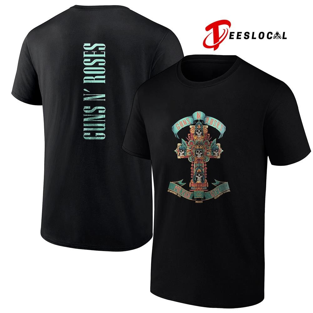 Guns N’ Roses Mexico city Estadio GNP seguros shirt