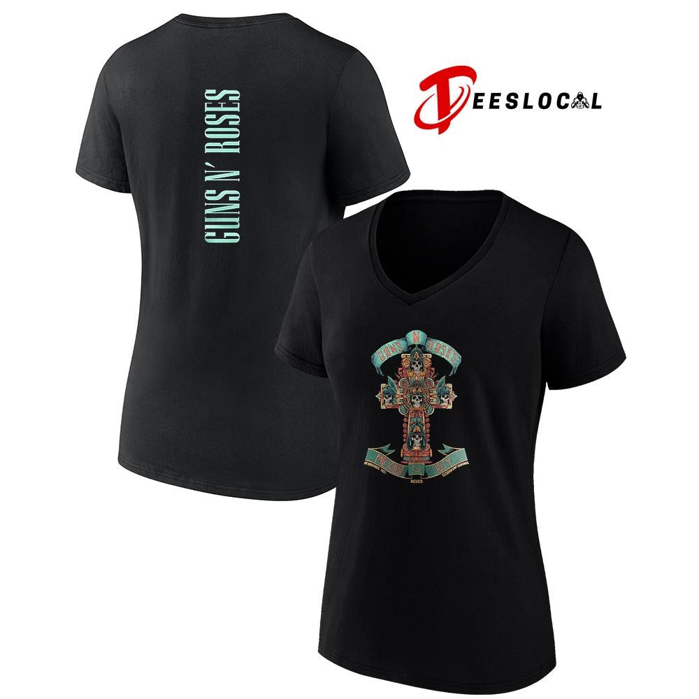 Guns N’ Roses Mexico city Estadio GNP seguros shirt