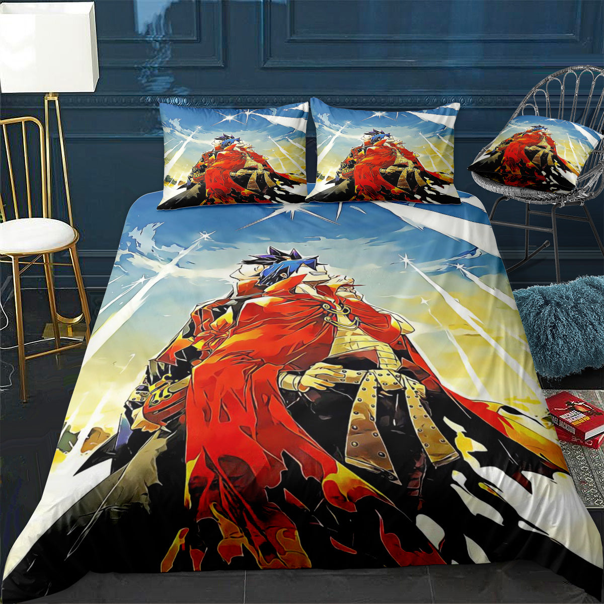 Gurren Lagann Bedding Set (Duvet Cover & Pillow Shams)
