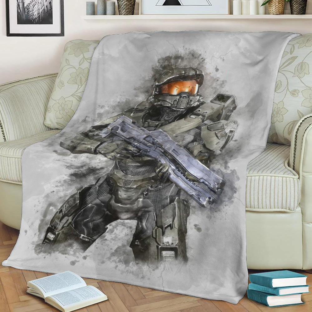 HALO Master Chief Fleece Throw Blanket