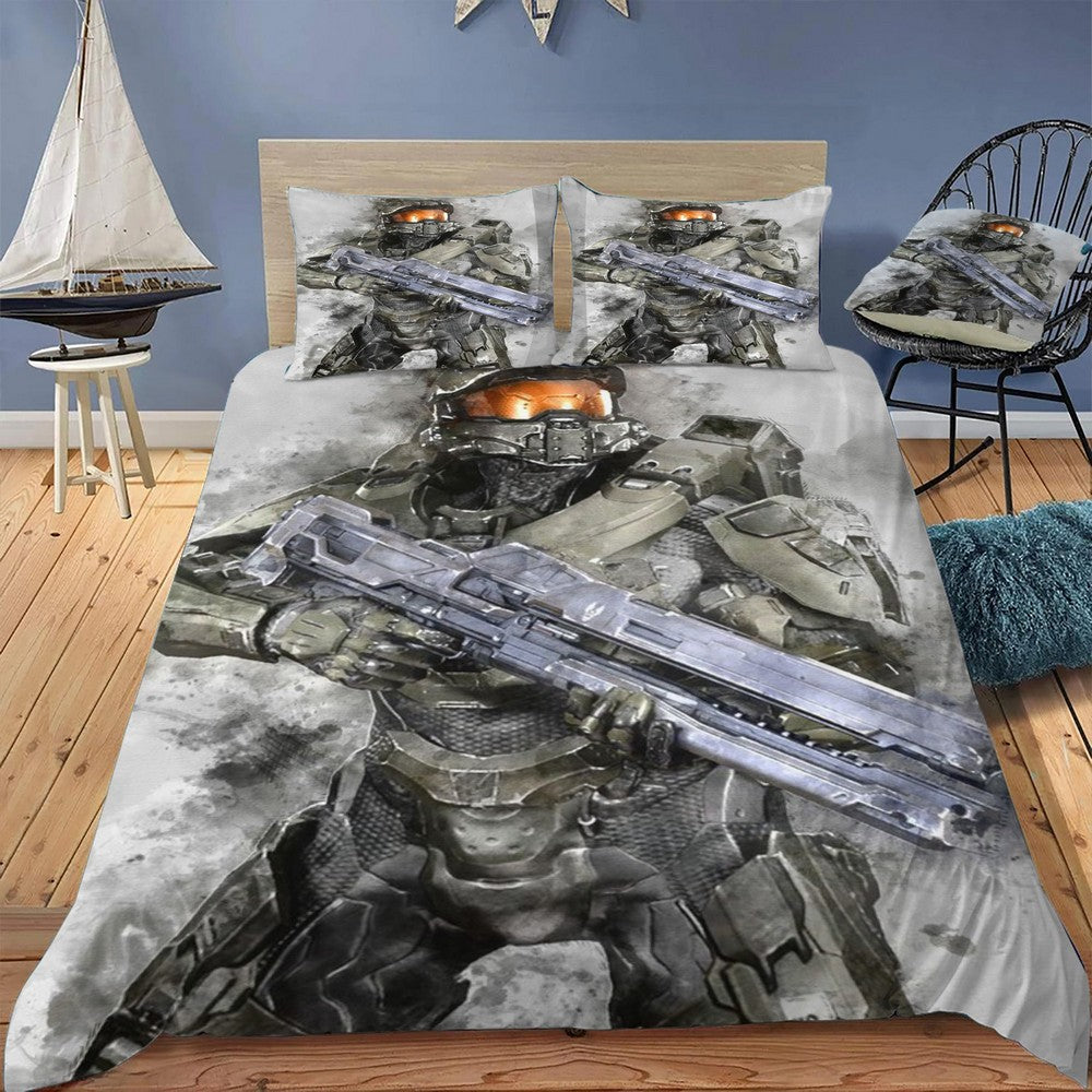 HALO Master Chief Bedding Set (Duvet Cover & Pillow Shams)