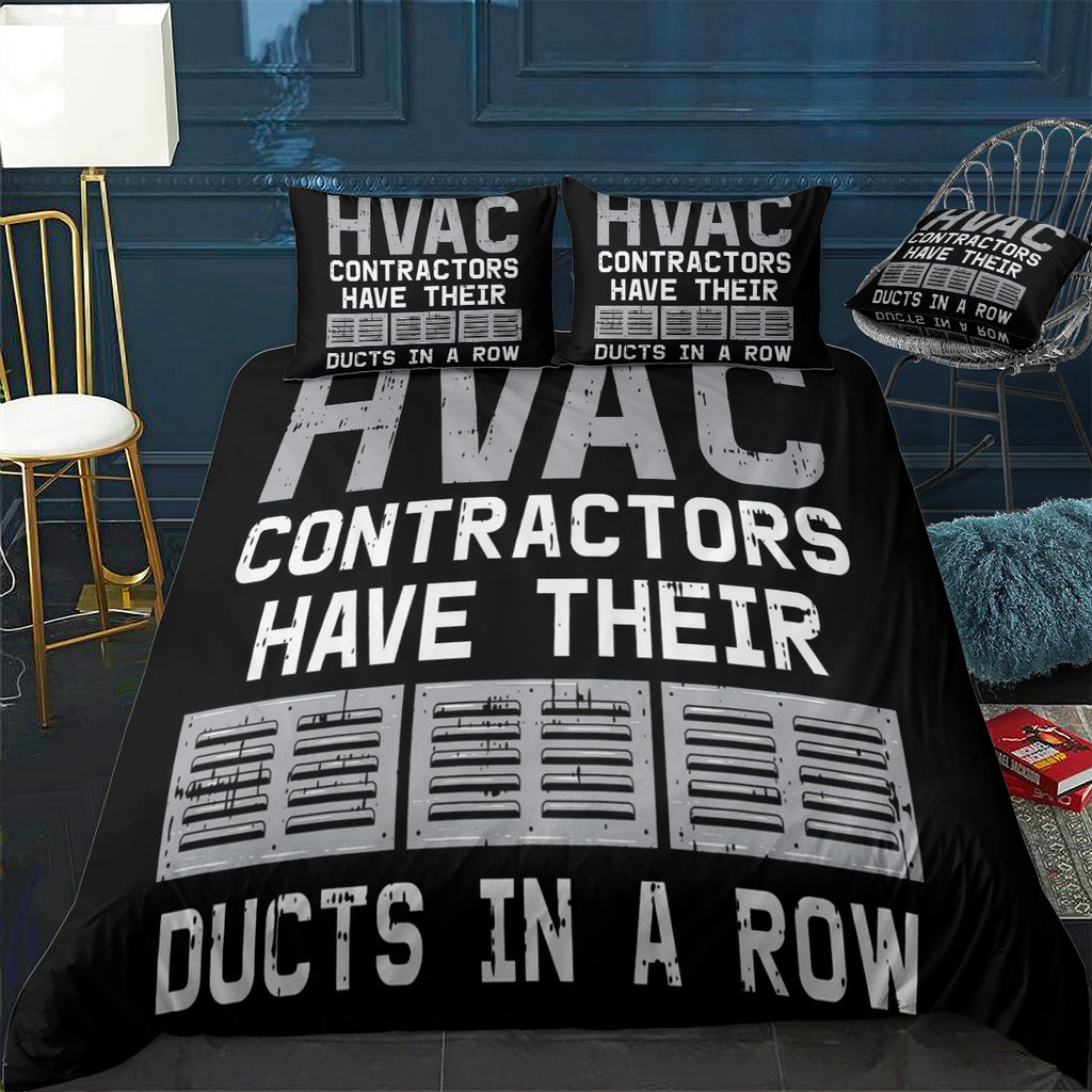 HVAC Contractors Have Thei Bedding Set (Duvet Cover & Pillow Shams)