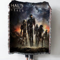 Halo Reach Horizontal Woven Tapestry Throw Blanket with Fringe