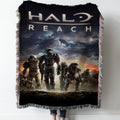 Halo Reach Vertical Woven Tapestry Throw Blanket with Fringe