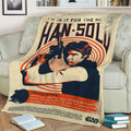 Han Solo Fleece Throw Blanket