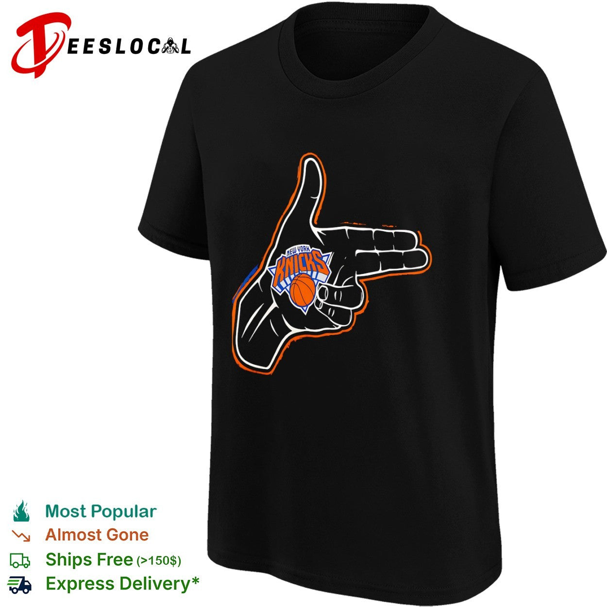 Hand New York Knicks Run The Jewels NBA shirt