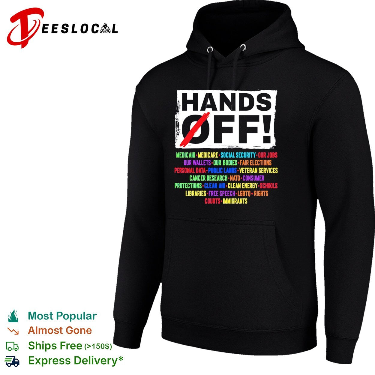 Hands off Medicaid Medicare Social Security our jobs our wallets our bodies shirt