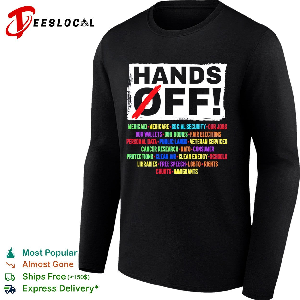 Hands off Medicaid Medicare Social Security our jobs our wallets our bodies shirt