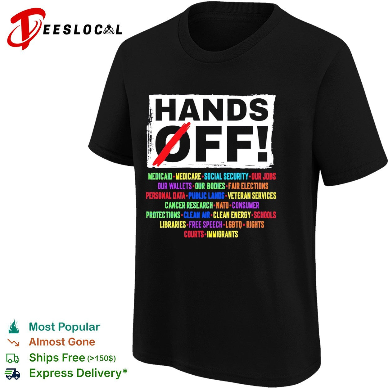 Hands off Medicaid Medicare Social Security our jobs our wallets our bodies shirt