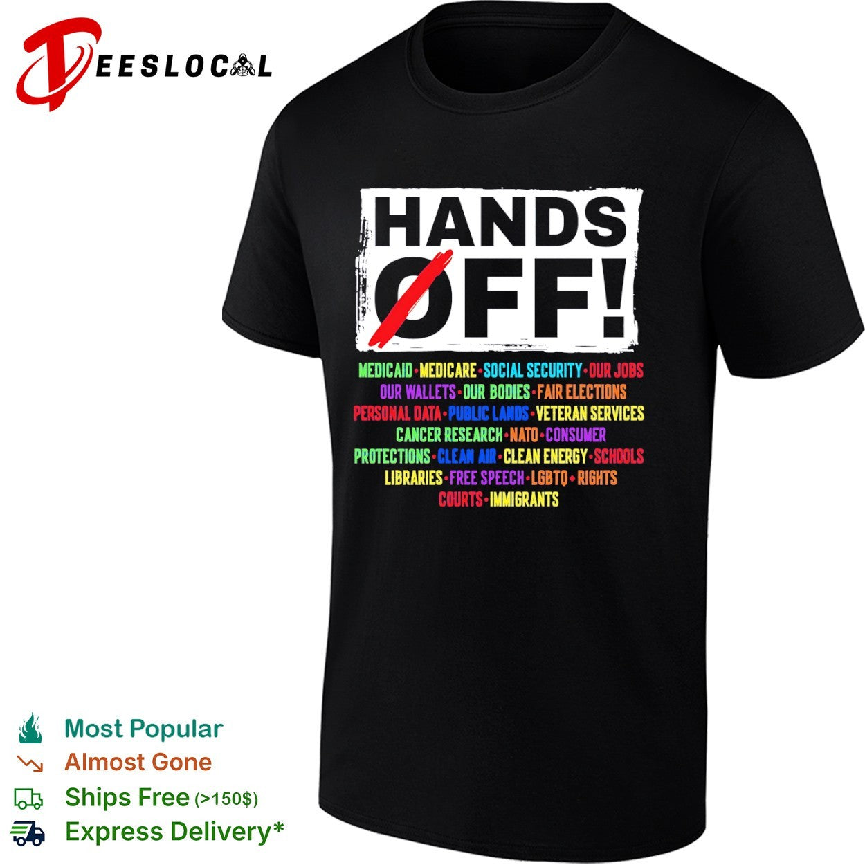Hands off Medicaid Medicare Social Security our jobs our wallets our bodies shirt