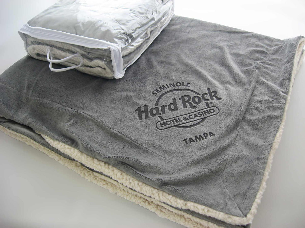 Oversize Sherpa Blanket <i>Laser Etched</i>