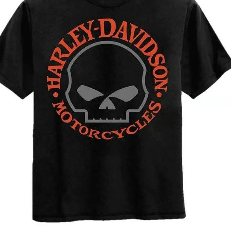 Harly Davidon Big ' Willie G Skull Short Size S 4XL Shirt Trend T-Shirts