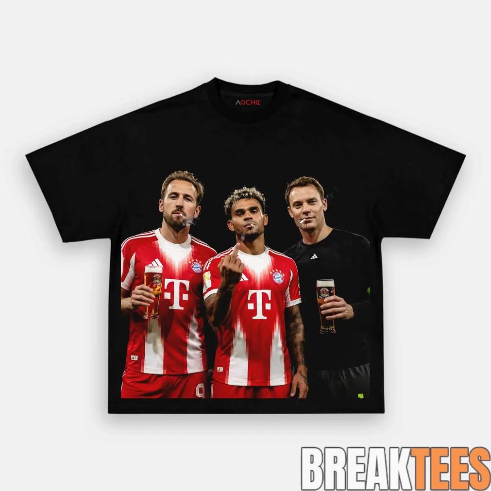 Harry Kane ＆ Manuel Neuer ＆ Luis Díaz Tee