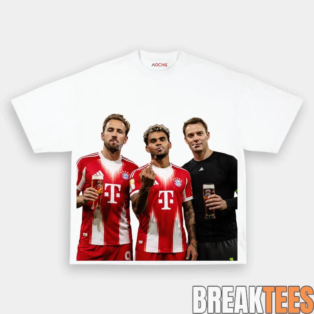 Harry Kane ＆ Manuel Neuer ＆ Luis Díaz Tee