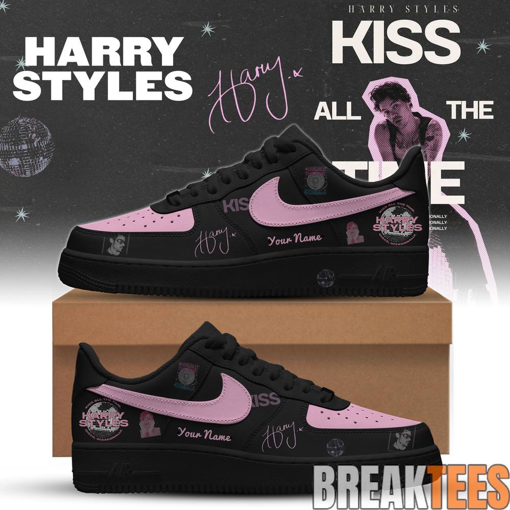 Harry Styles Kiss All the Time. Disco, Occasionally Custom Air Force 1 Sneaker