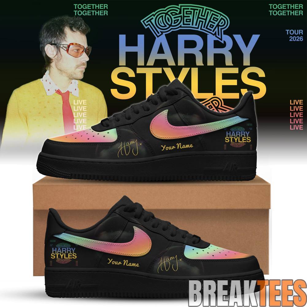 Harry Styles Together, Together Tour Custom Air Force 1 Sneaker