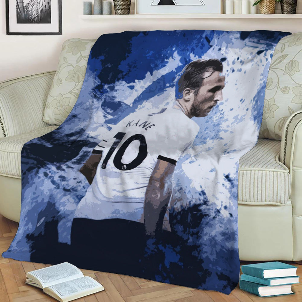 Harry Kane Painting Fleece Throw Blanket