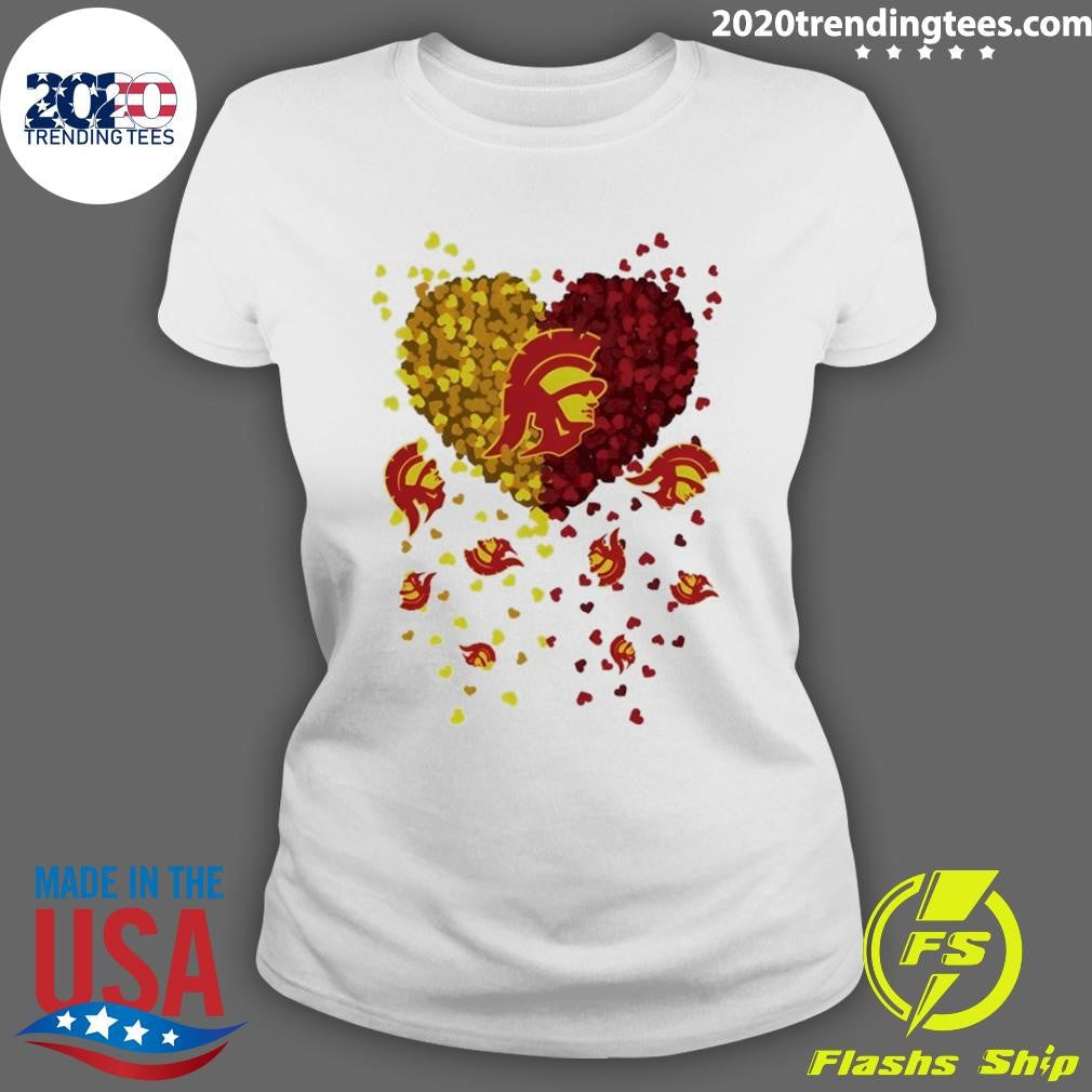 Heart Of Usc Trojans Fotball Nfl 2026 Shirt