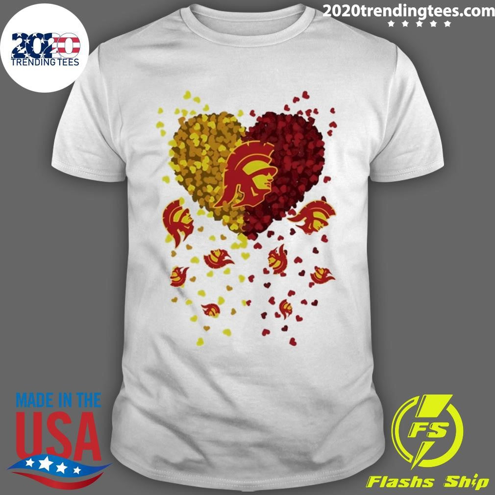 Heart Of Usc Trojans Fotball Nfl 2026 Shirt