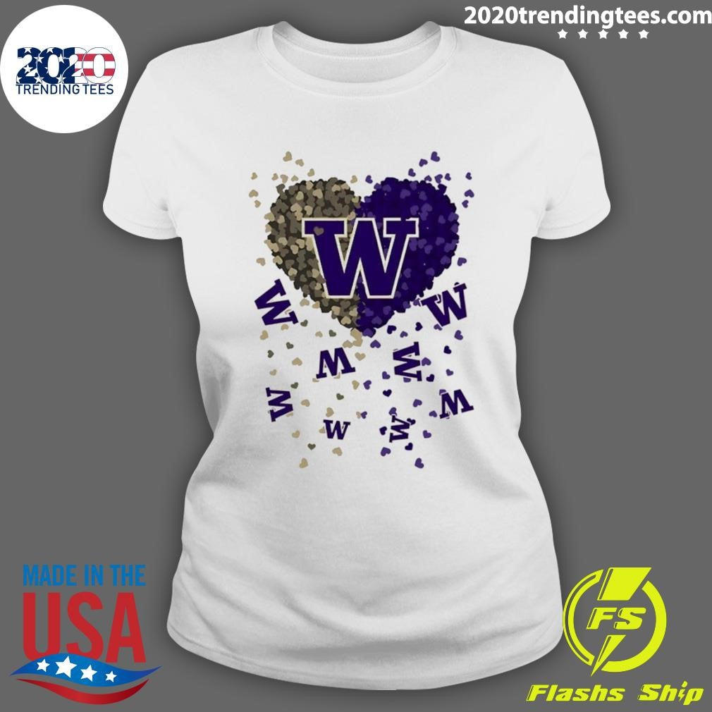 Heart Of Washington Huskies Football Nfl 2026 Shirt