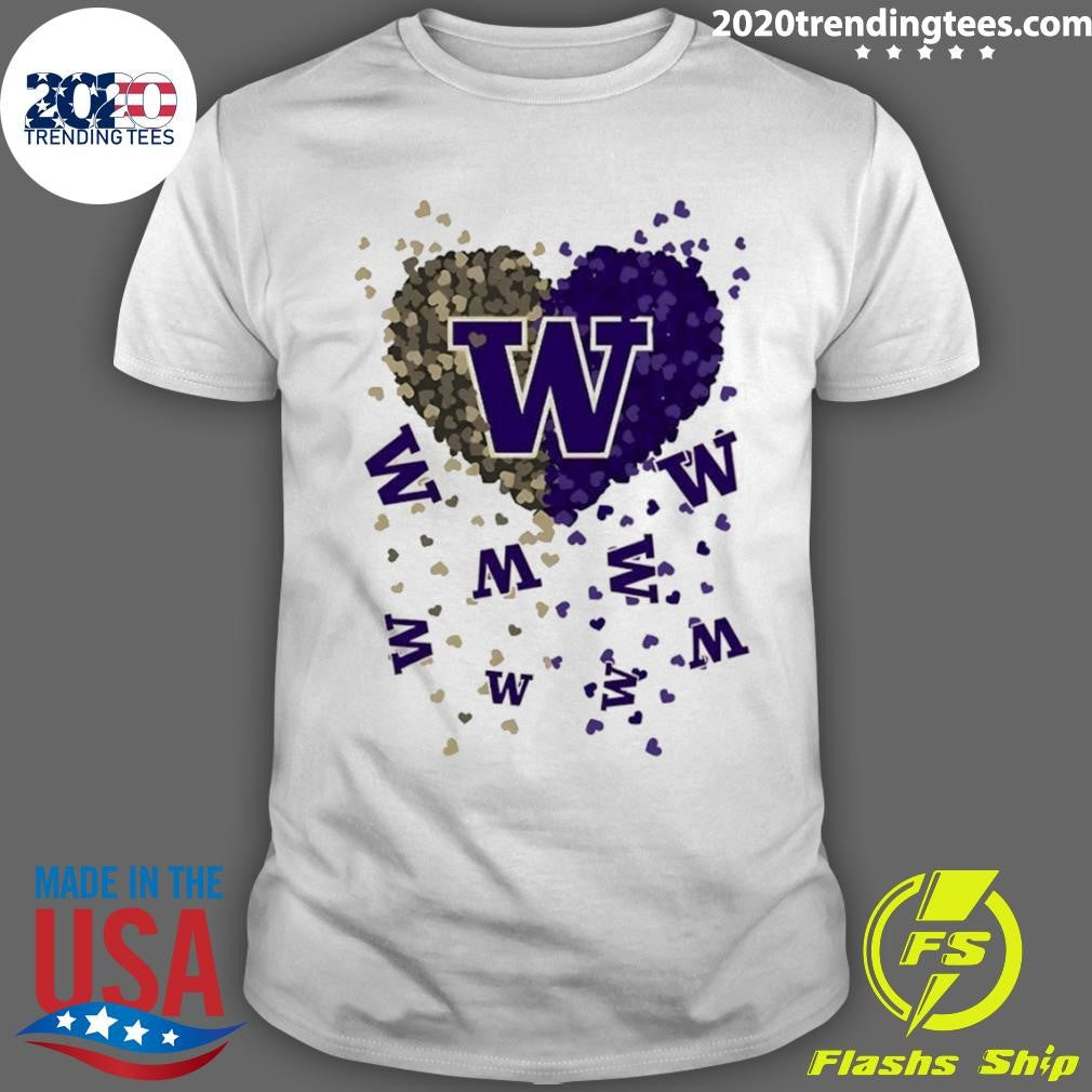 Heart Of Washington Huskies Football Nfl 2026 Shirt