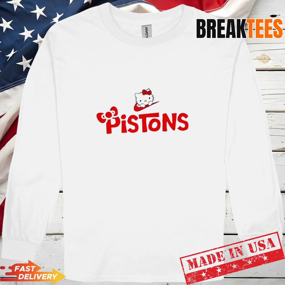 Hello Kitty Power x NBA Detroit Pistons 2026 Shirt