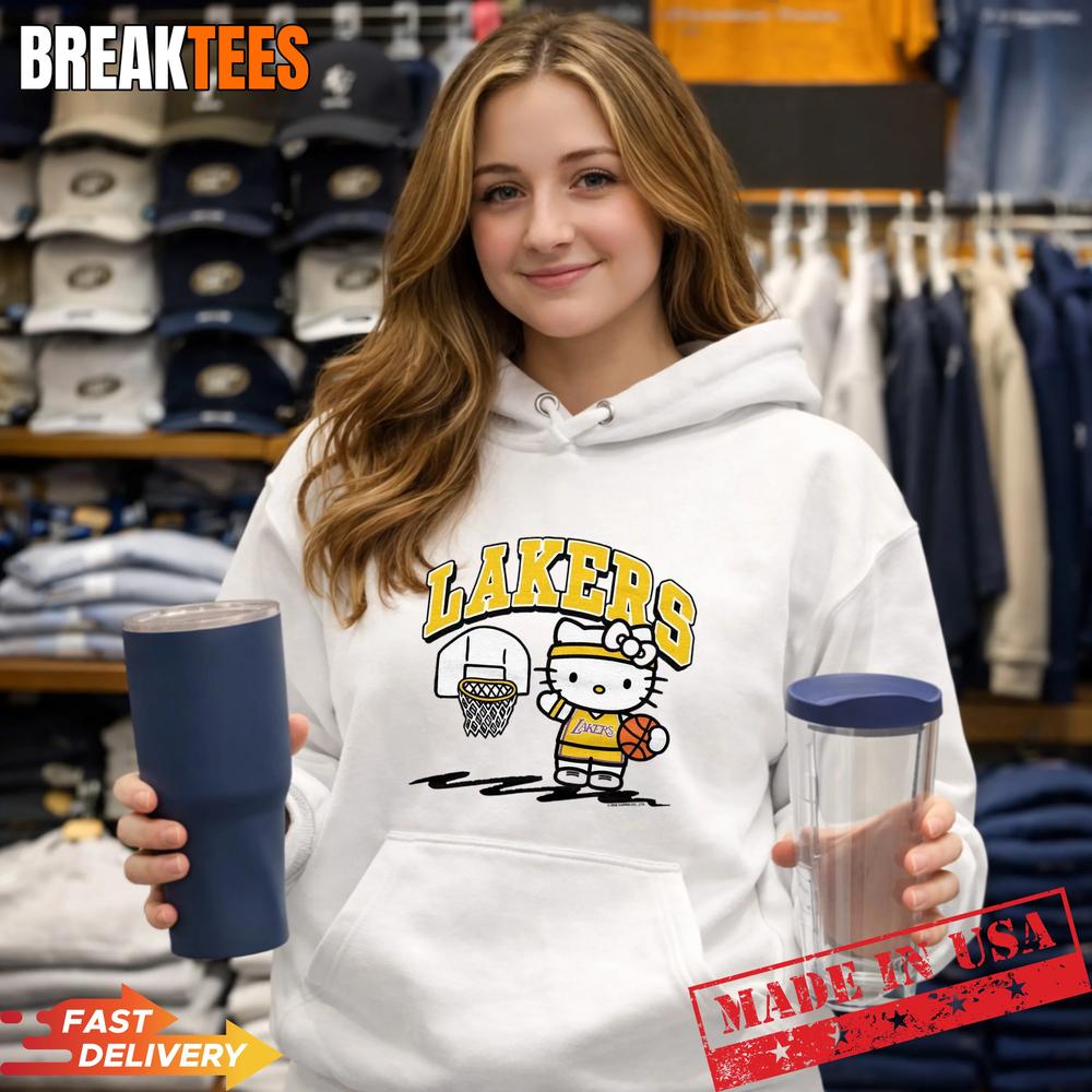 Hello Kitty x Lakers Basketball T-Shirt
