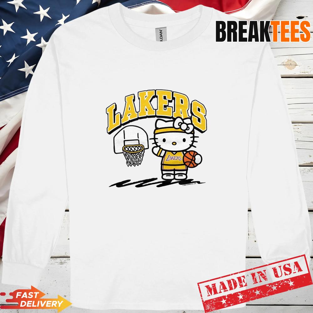 Hello Kitty x Lakers Basketball T-Shirt