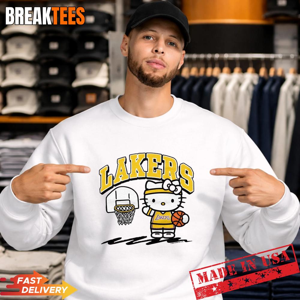 Hello Kitty x Lakers Basketball T-Shirt
