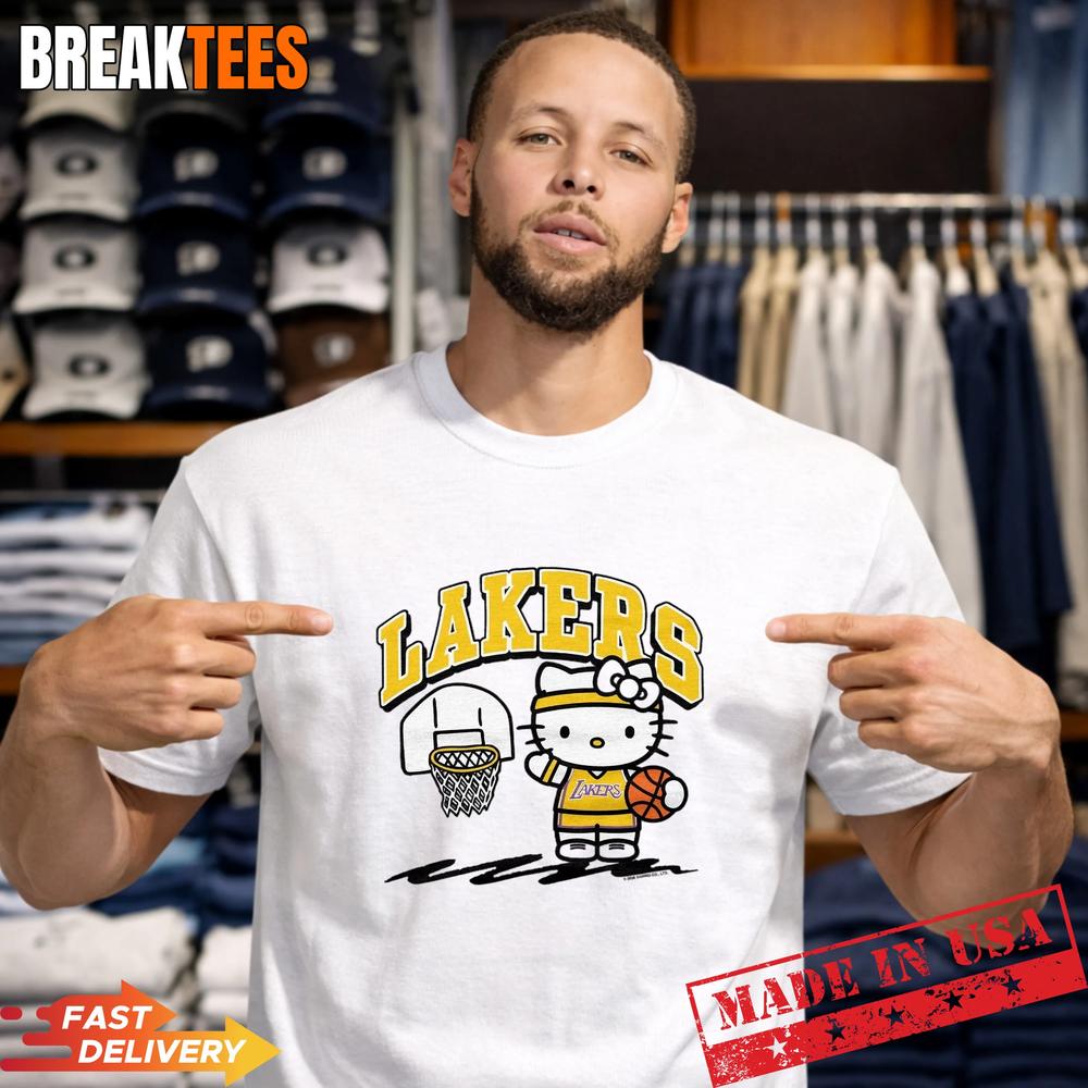 Hello Kitty x Lakers Basketball T-Shirt
